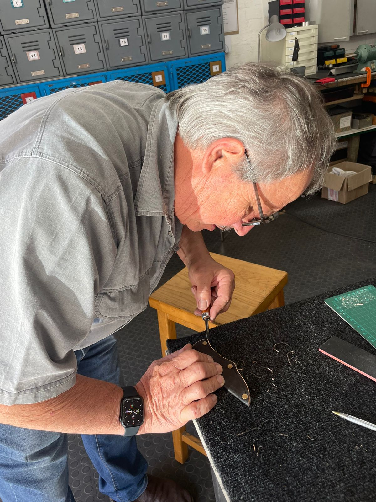 Course day two — handle shaping